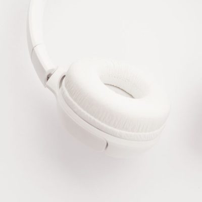 Stylish white wireless headphones on a white background, perfect for music lovers. — Sound On, Pexels