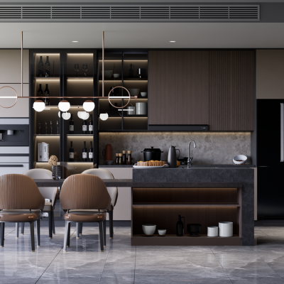 Stylish modern kitchen interior with sleek design elements in Indonesia. — Septian Dwicahya, Pexels