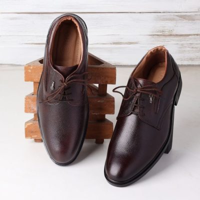 Stylish men's formal leather shoes in dark brown, perfect for business and formal occasions. — ALOK DAS, Pexels